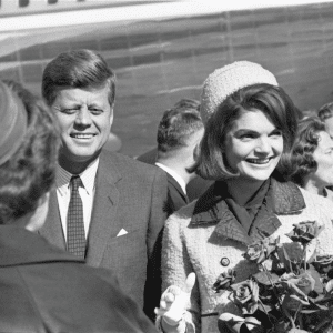 President and First Lady Kennedy at Dallas Love Field